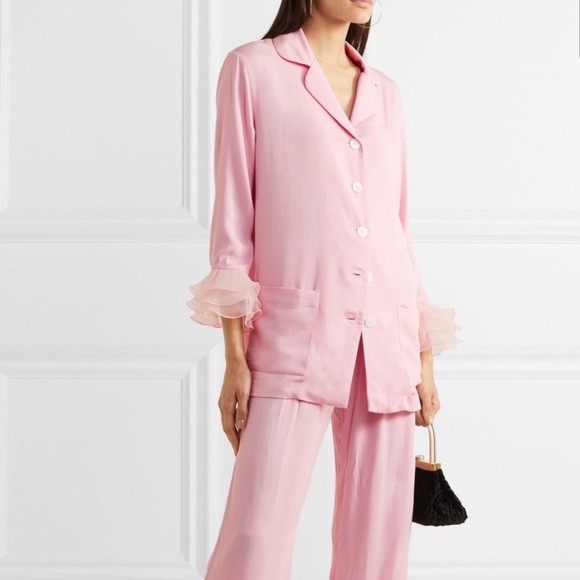 Sleeper Other - Sleeper Two-Piece Tulle Ruffled Pink Pajama Set